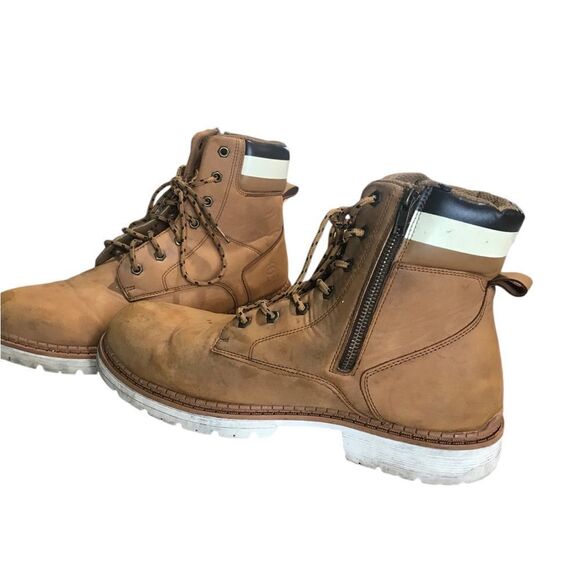 Echo unltd Size 11 tan work boots men’s - Picture 4 of 9